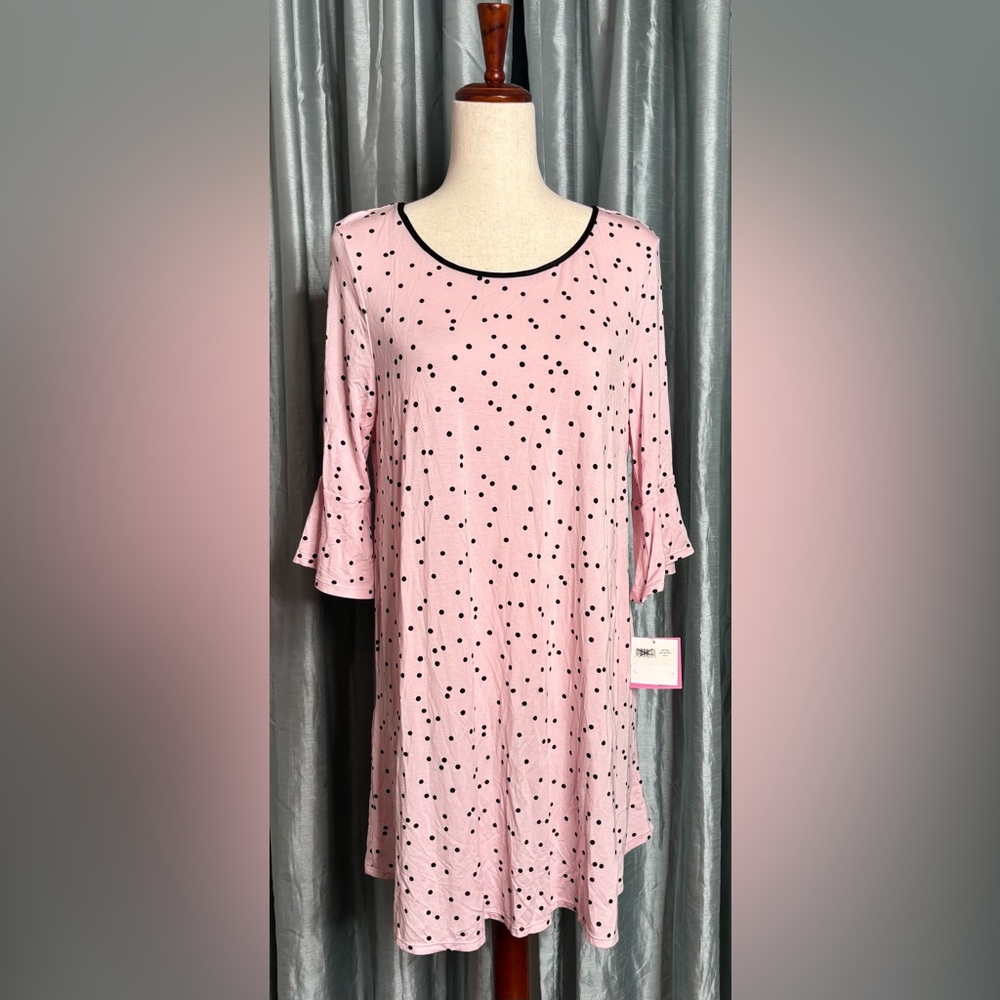Kate Spade New York - bell cuff sleeve night shirt MEDIUM NWT - Picture 3 of 6